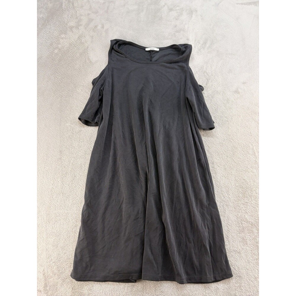 Acemi Cold Shoulder Tunic Top Women’s Medium Gray